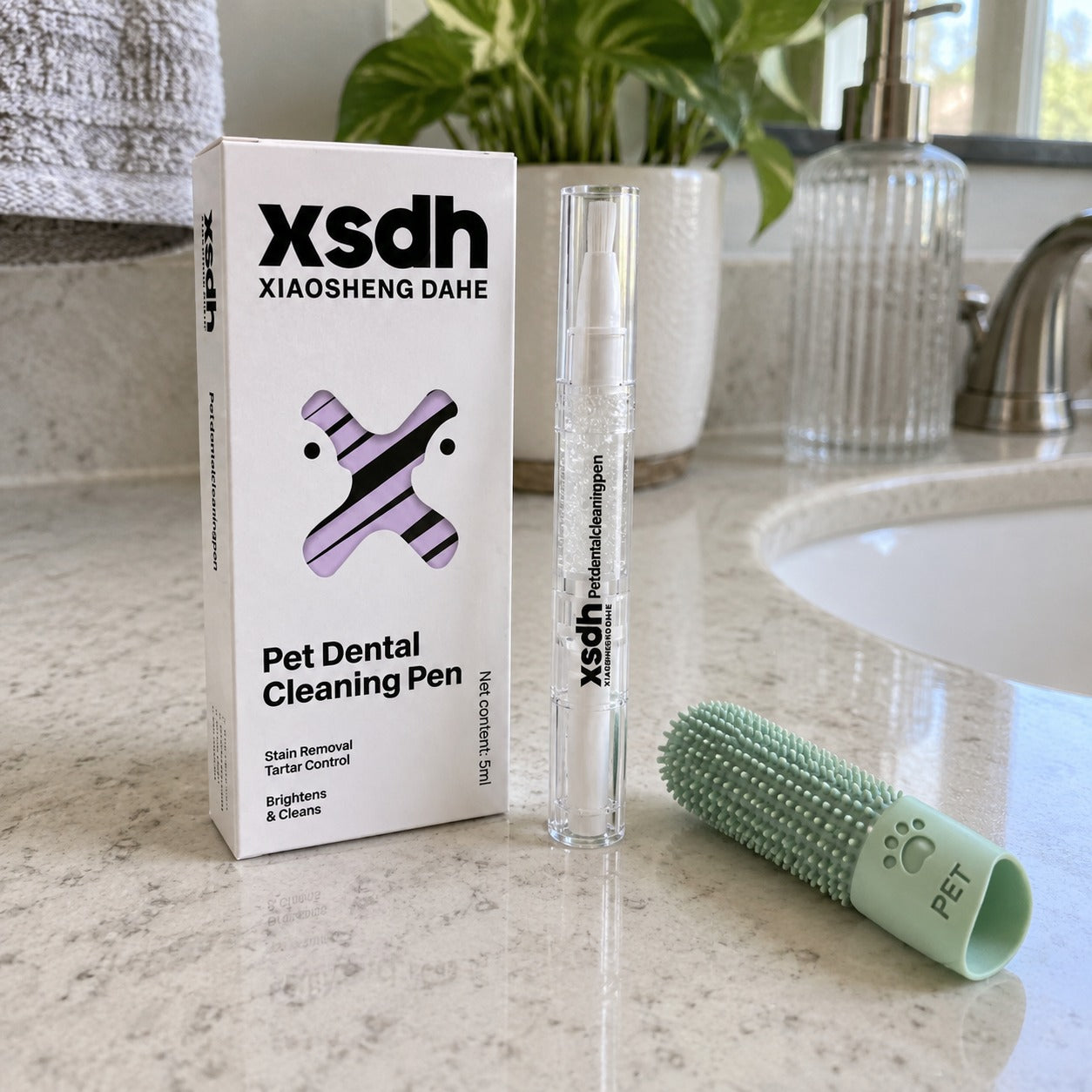 Customer photo for SmilePaws CalmClean Dental Kit