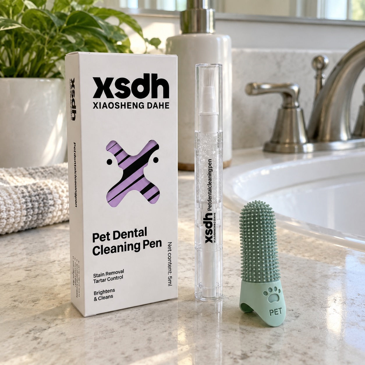 Customer photo for SmilePaws CalmClean Dental Kit