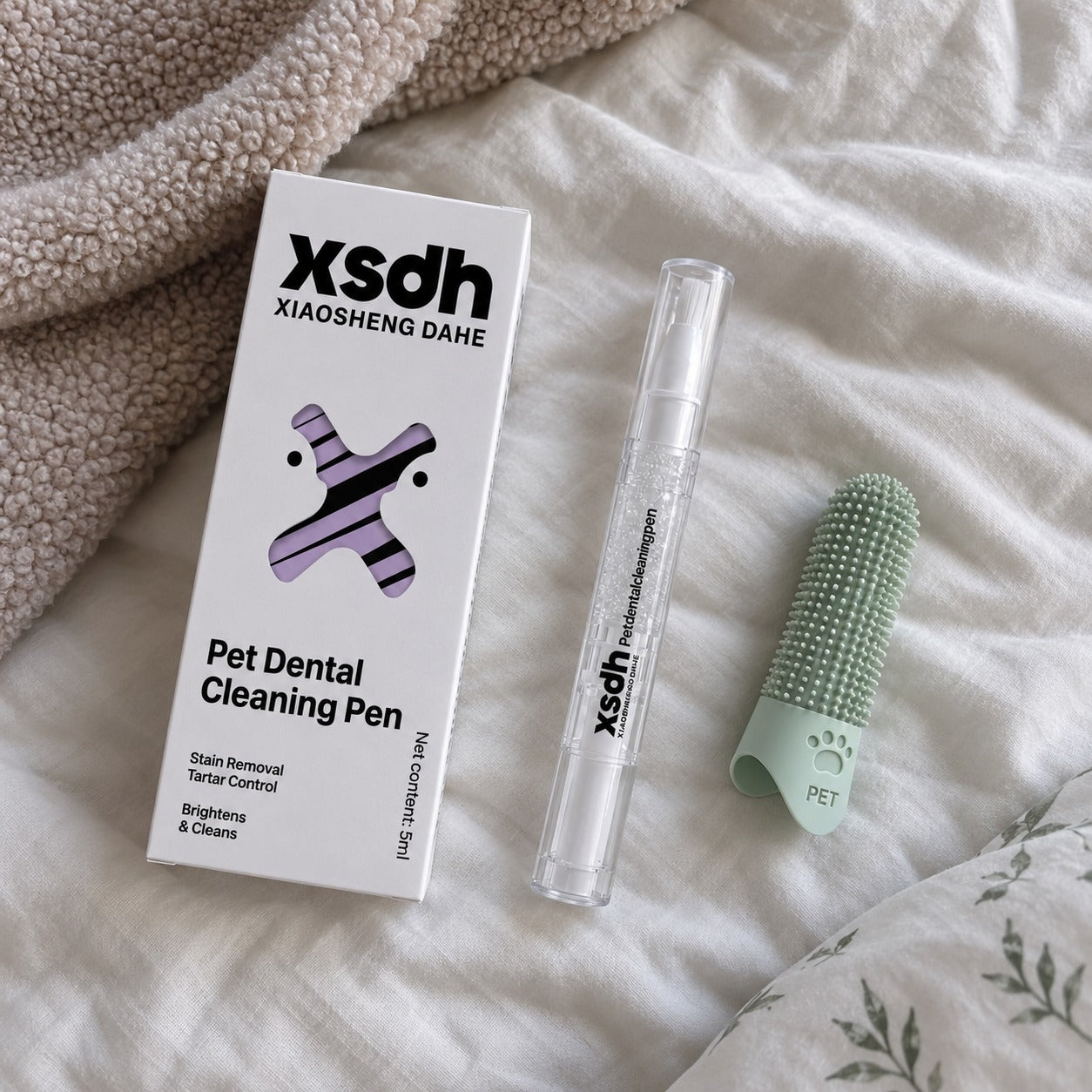 Customer photo for SmilePaws CalmClean Dental Kit