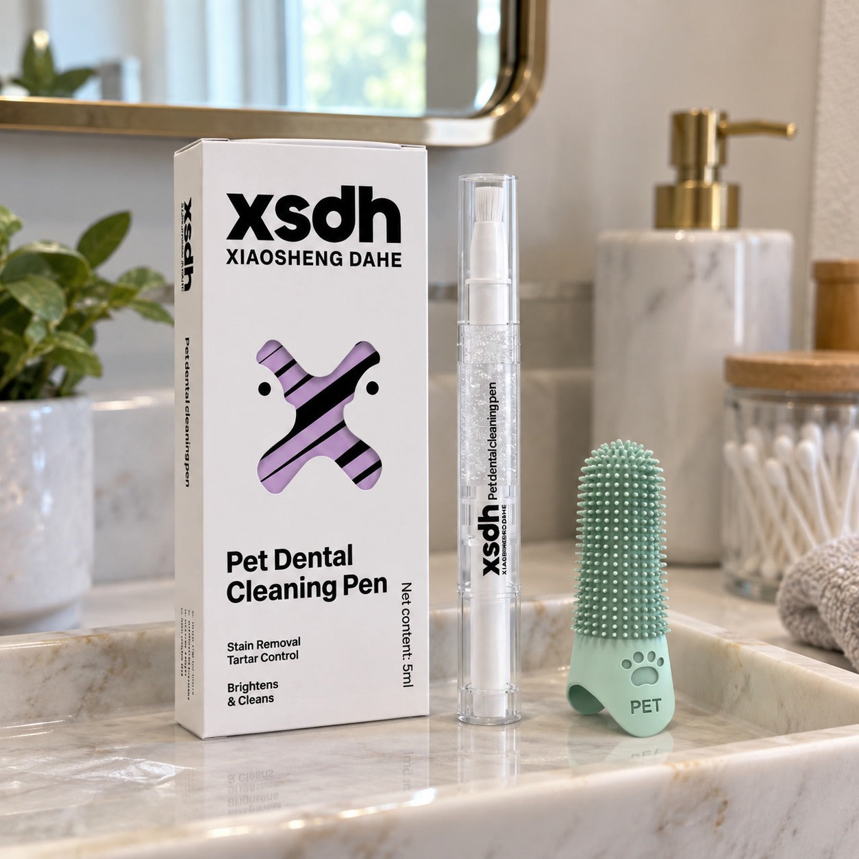 Customer photo for SmilePaws CalmClean Dental Kit