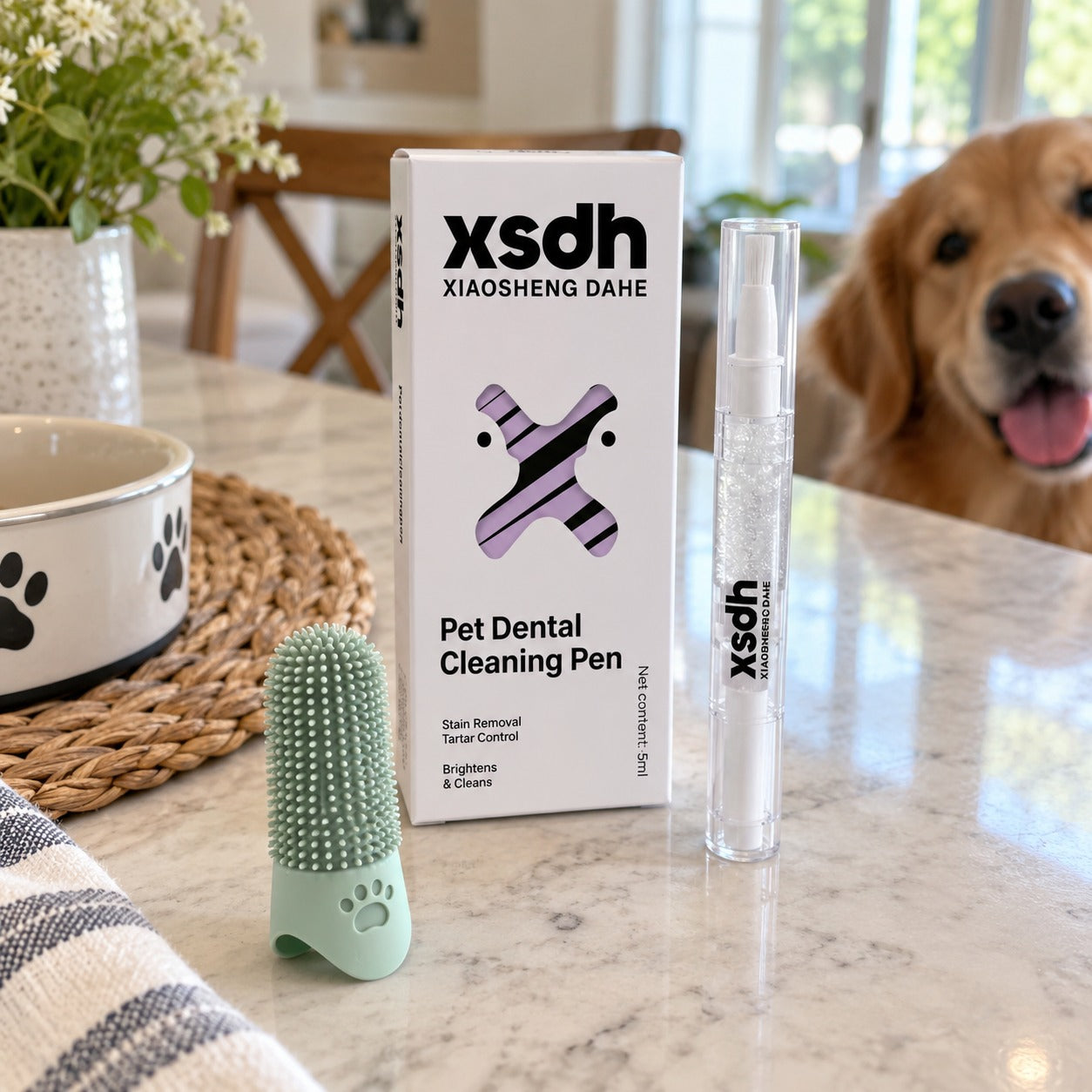 Customer photo for SmilePaws CalmClean Dental Kit