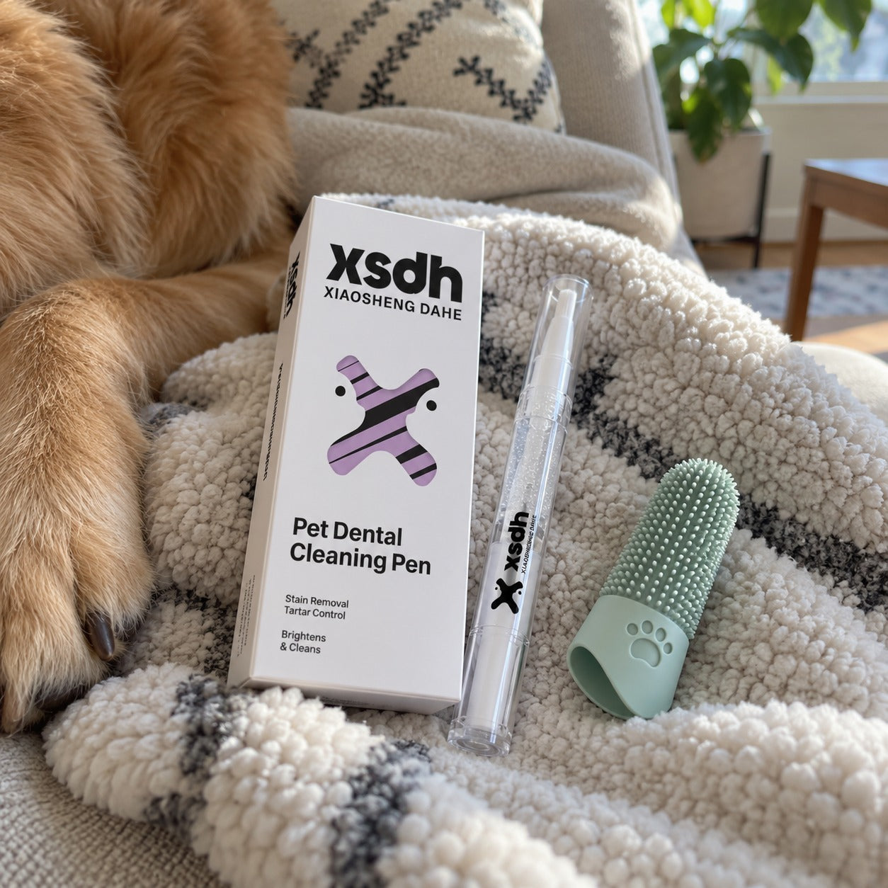 Customer photo for SmilePaws CalmClean Dental Kit