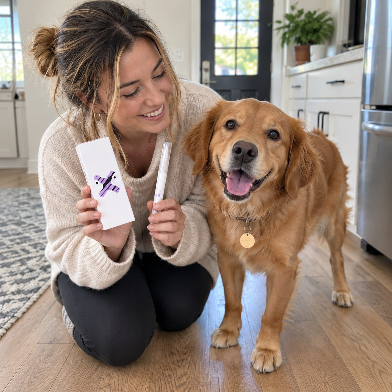Customer photo for SmilePaws CalmClean Dental Kit